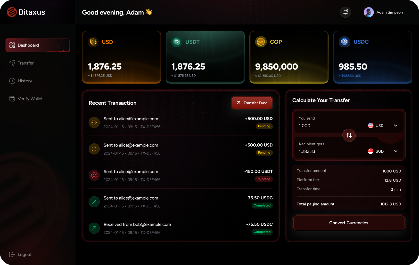 Dashboard Preview